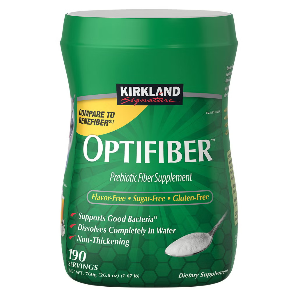 Kirkland Signature OPTIFIBER, 26.8 Ounces 190 Servings Kirkland Signature OPTIFIBER, 26.8 Ounces 190 Servings