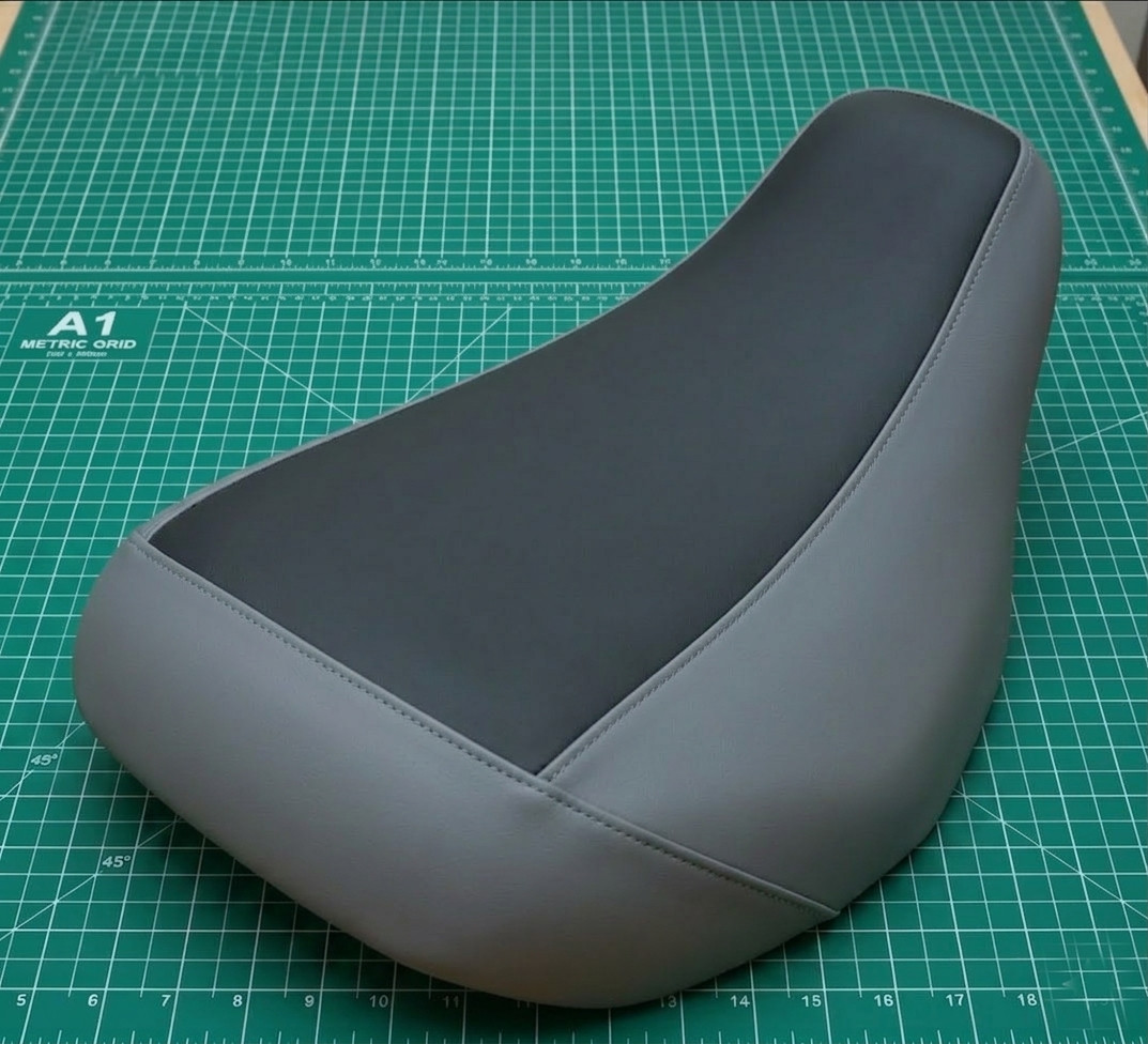 Suzuki Vinson 500 Seat Cover 2002 To 2007 Models Gray Black Vinyl Seat Cover