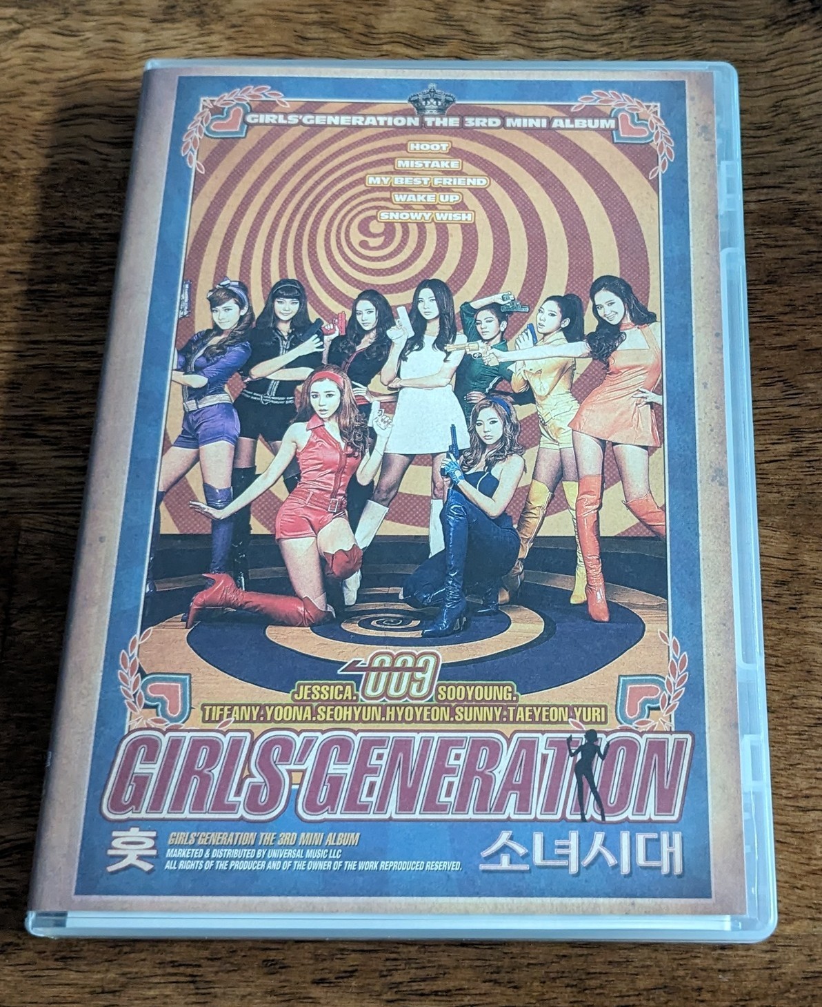 Used SNSD Girls\' Generation 3rd mini Album Hoot CD+DVD Special Edition UPCH29065