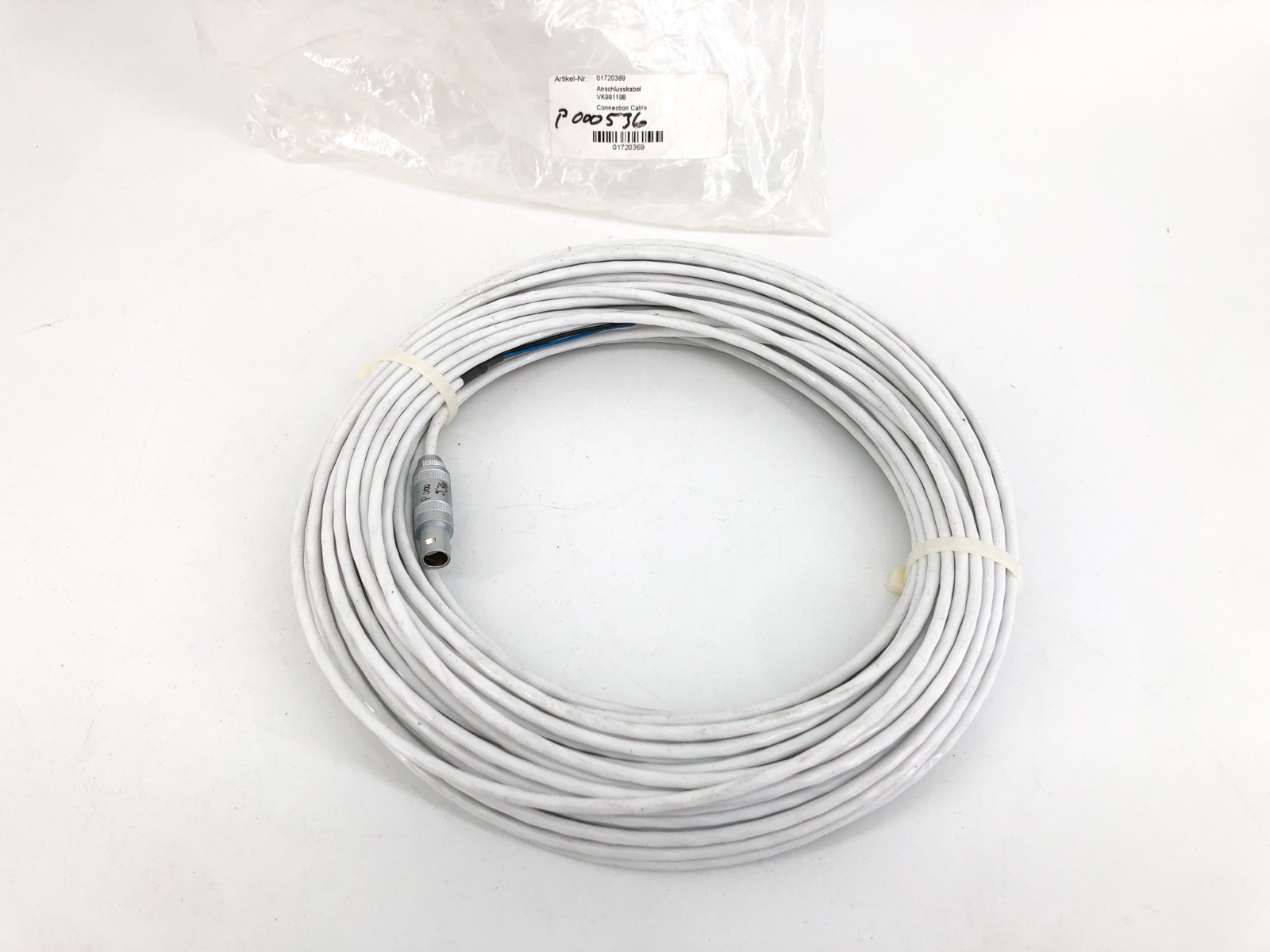New IPF Electronic VK991198 Sensor Connection Cable 30m 01720369 - No Box New IPF Electronic VK991198 Sensor Connection Cable 30m 01720369 - No Box