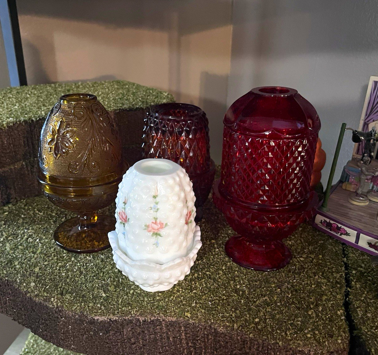 Vintage fairy lamp lot Vintage fairy lamp lot