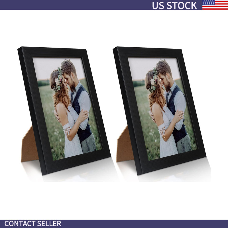 2 Pack 5x7 Picture Frame, Black Picture Frame for Wall and Tabletop Display 2 Pack 5x7 Picture Frame, Black Picture Frame for Wall and Tabletop Display