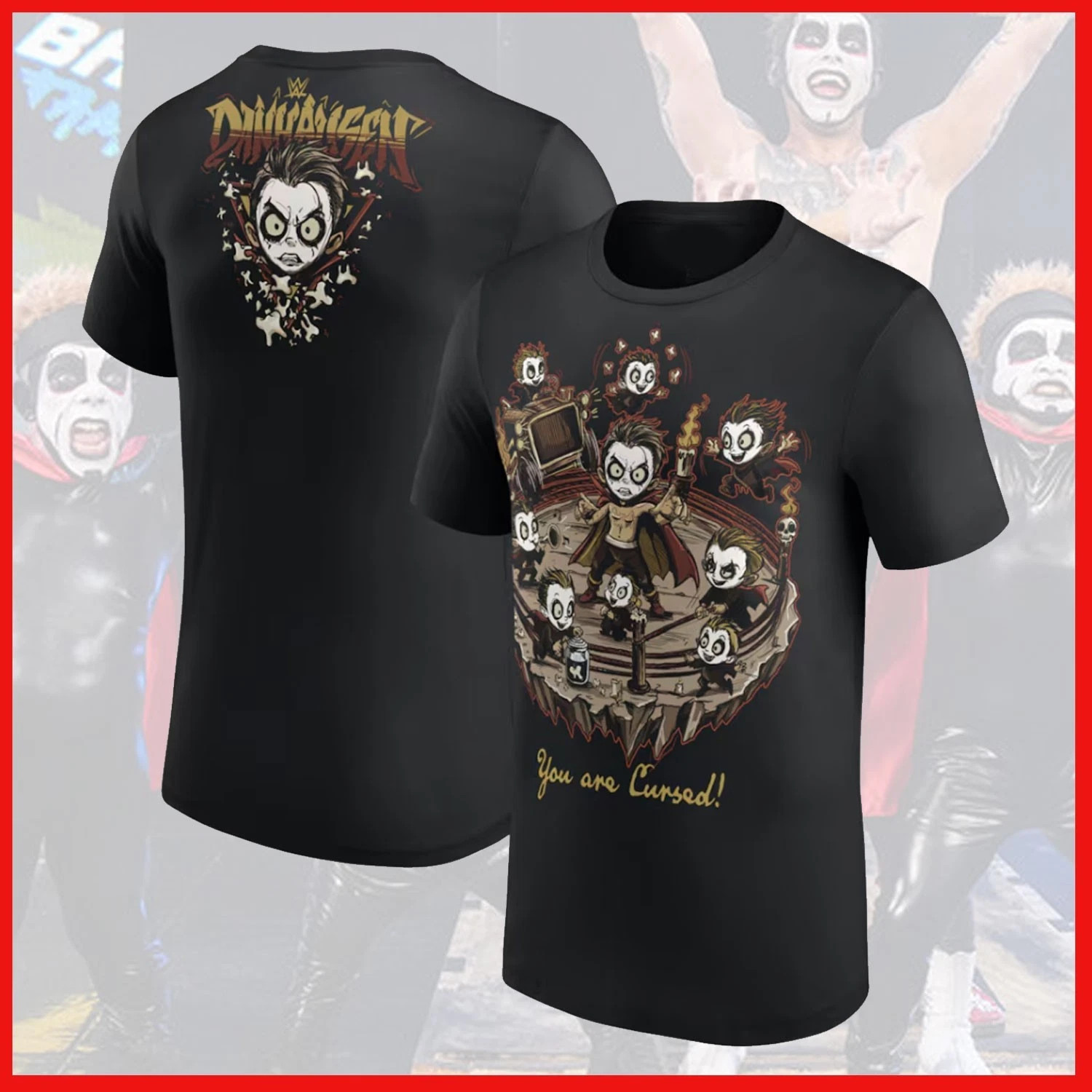 HOT NEW Danhausen and the Minis You Are Cursed T-Shirt Gift Fan