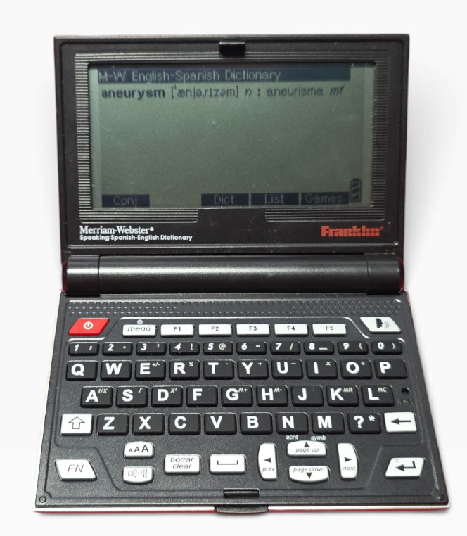 Franklin BES-2100N Merriam-Webster Speaking Spanish English Dictionary Tested