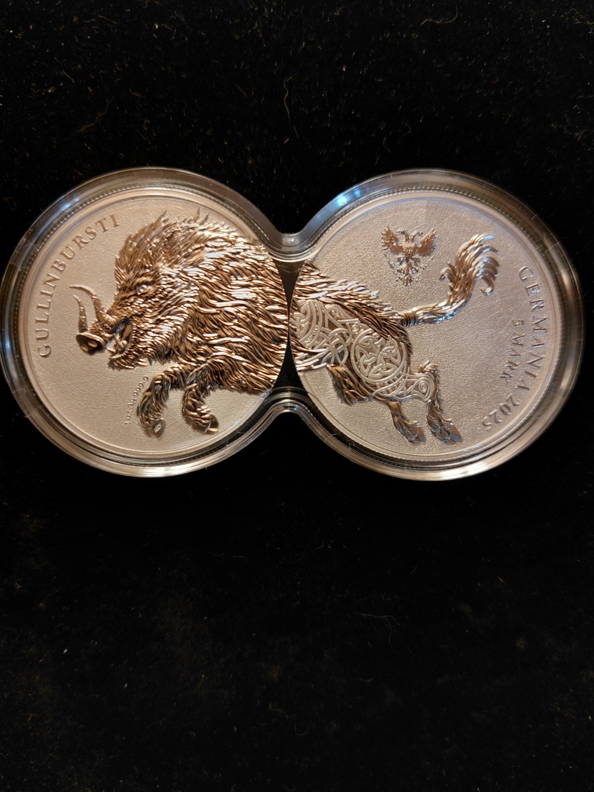 2025 Germania Mint Beasts Gullinbursti Geminus 2 Oz .999 Silver 2 Coin Set 2025 Germania Mint Beasts Gullinbursti Geminus 2 Oz .999 Silver 2 Coin Set