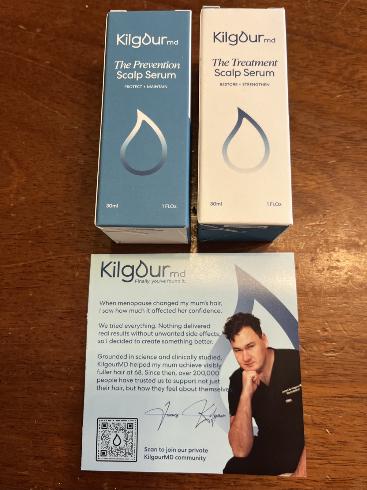 Kilgour MD The Treatment Scalp Serum + The Prevention Scalp Serum Hair Loss