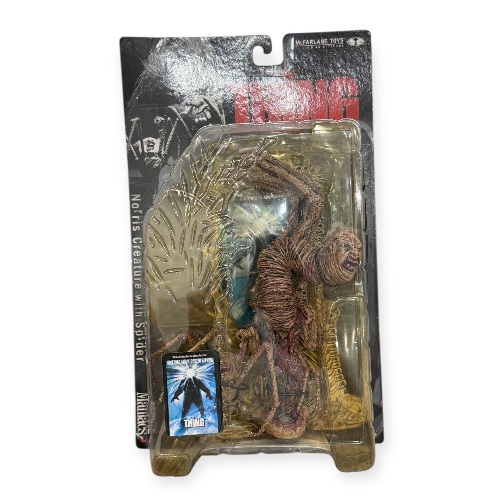 NOS 2000 Todd McFarlane Thing Norris Creature With Spider Figure Movie Maniacs 3 NOS 2000 Todd McFarlane Thing Norris Creature With Spider Figure Movie Maniacs 3