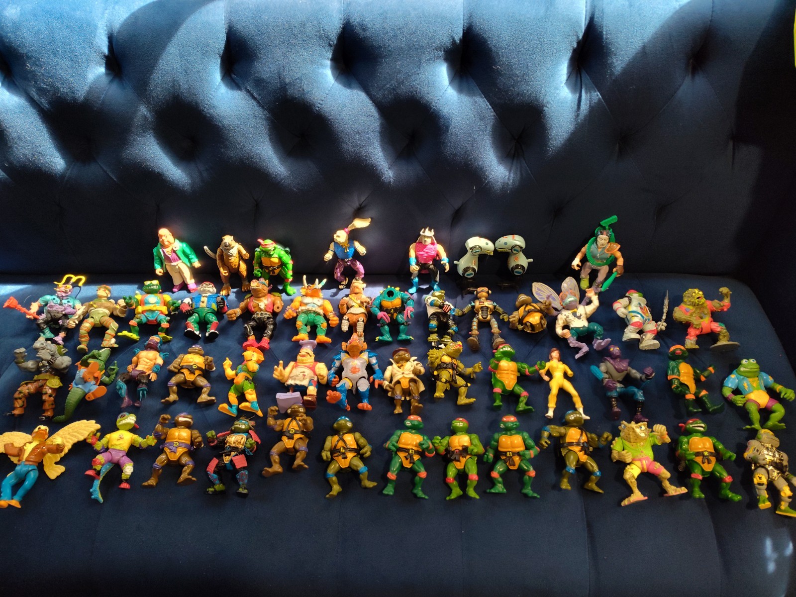 Vintage TMNT 49 Action Figure Lot With Vehicles And Some Accessories As Is Vintage TMNT 49 Action Figure Lot With Vehicles And Some Accessories As Is