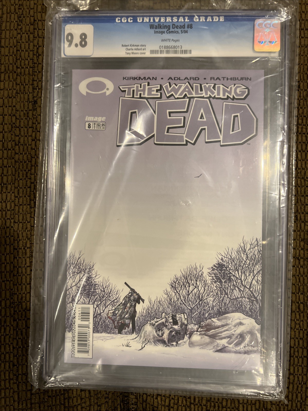 The Walking Dead #8 Comic Book 1st Printing, CGC 9.8, 2004, Image Comics The Walking Dead #8 Comic Book 1st Printing, CGC 9.8, 2004, Image Comics