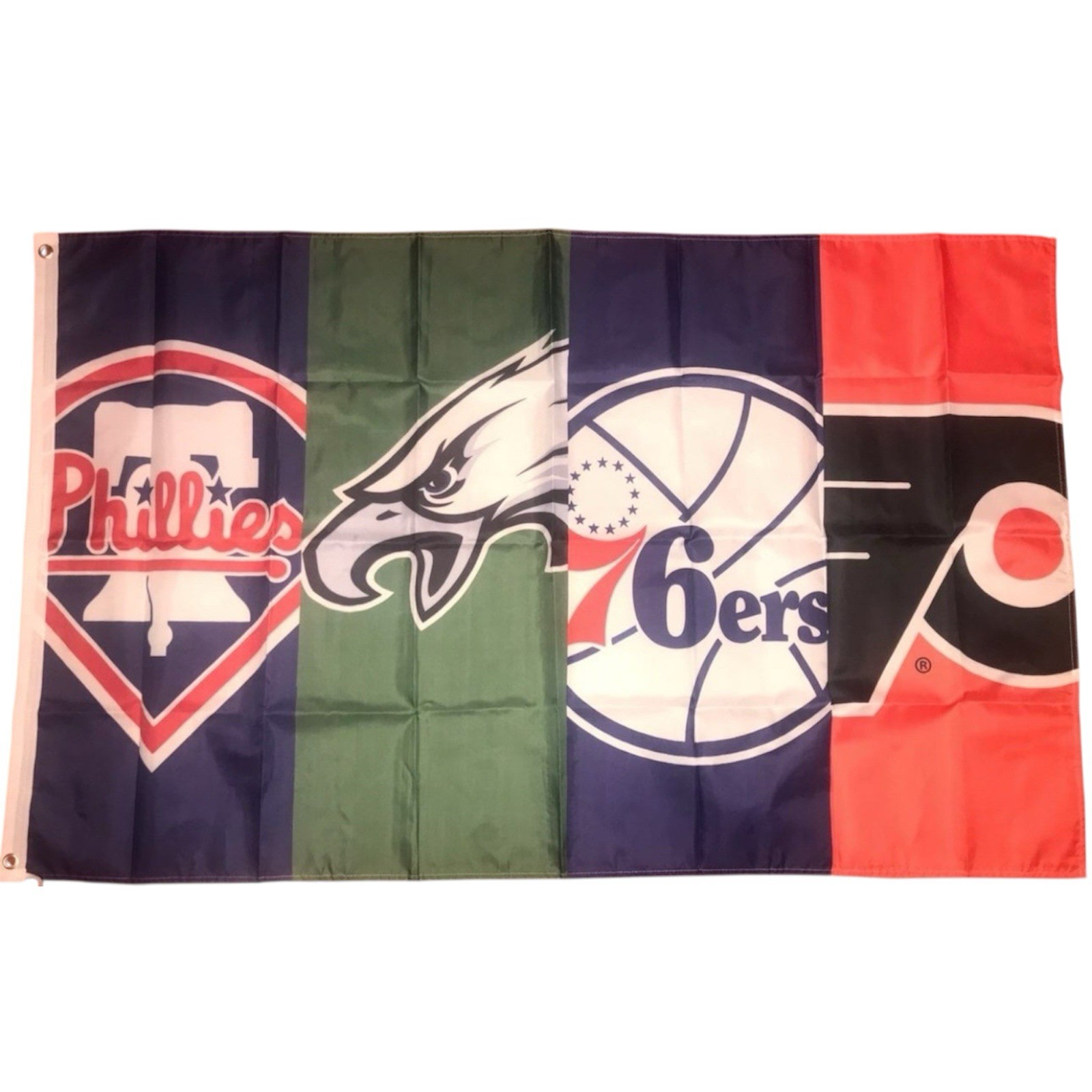 Philadelphia Teams 3X 5’ Flag Banner Philly Eagles Flyers Phillies 76ers Sports