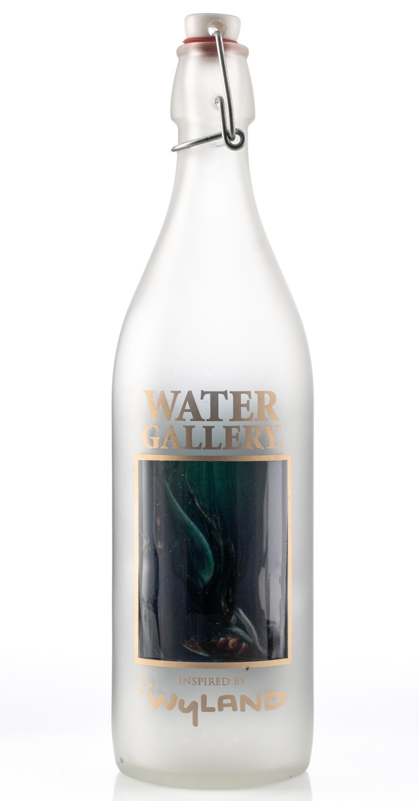 Very Rare Wyland Water Gallery Mermaid & Turtle Flip-Top Bottle 1.3lbs 12
