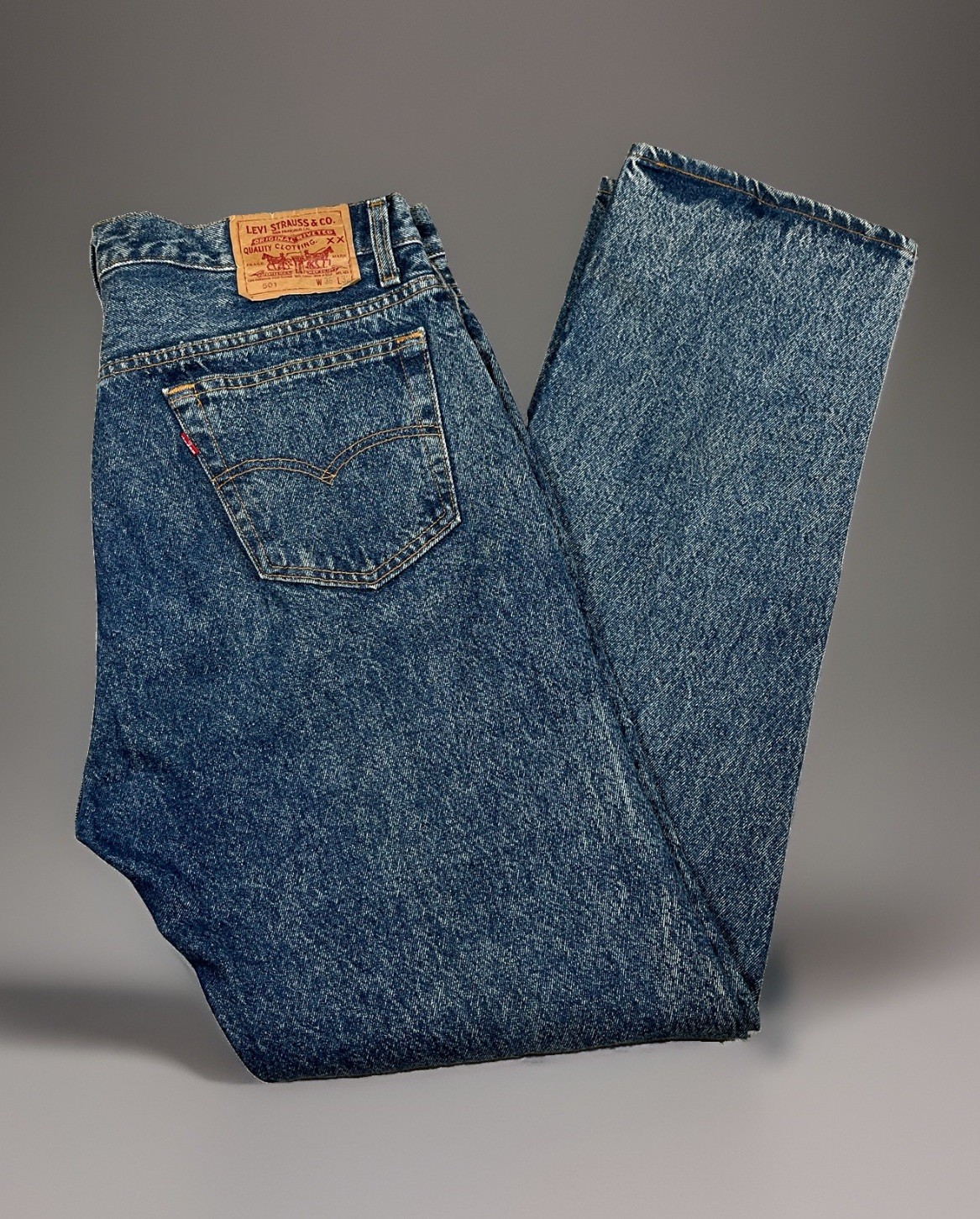 VTG Levis 501 Mens Acid Wash Straight Leg Denim Jeans USA MADE 36x32 (34x33) VTG Levis 501 Mens Acid Wash Straight Leg Denim Jeans USA MADE 36x32 (34x33)