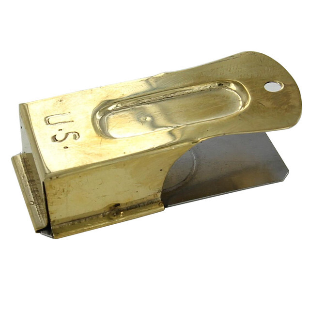 U.S. D-Day Paratrooper Brass Cricket Clicker Reproduction Gold U.S. D-Day Paratrooper Brass Cricket Clicker Reproduction Gold
