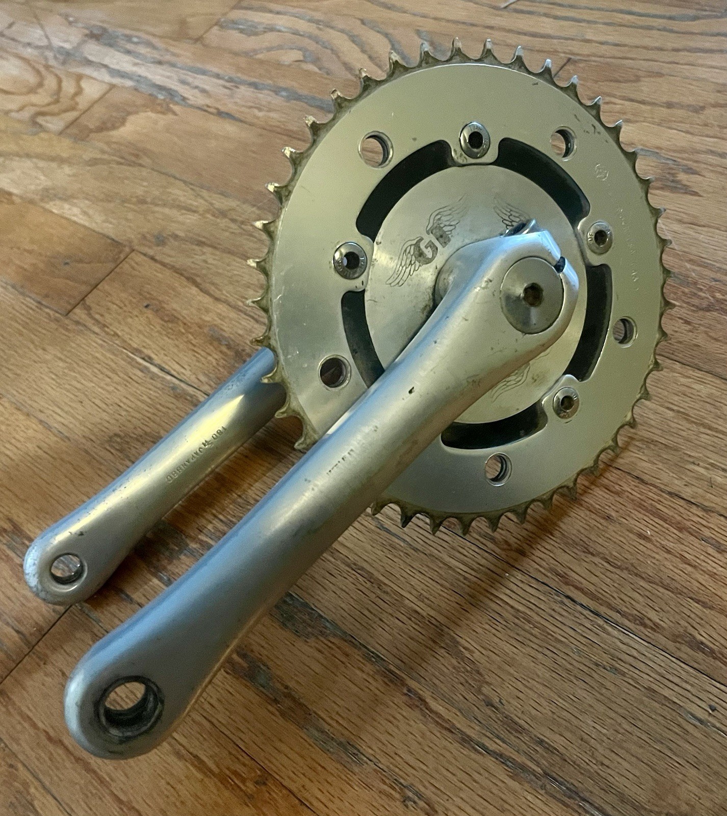 Old School Bmx Gt Power Series 1988 Cranks And Chainwheel Old School Bmx Gt Power Series 1988 Cranks And Chainwheel