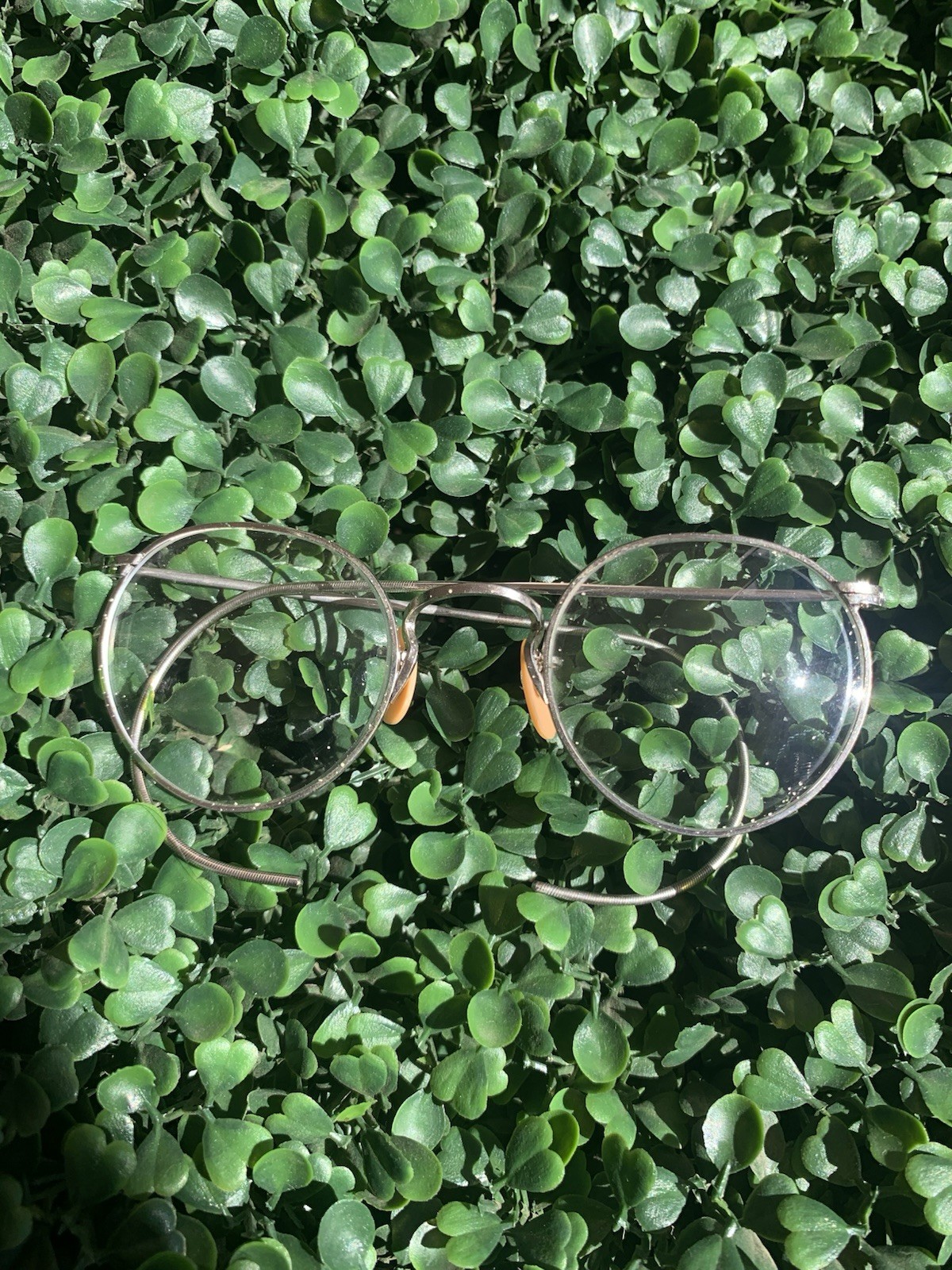 The coolest vintage round titanium metal artist glasses frames