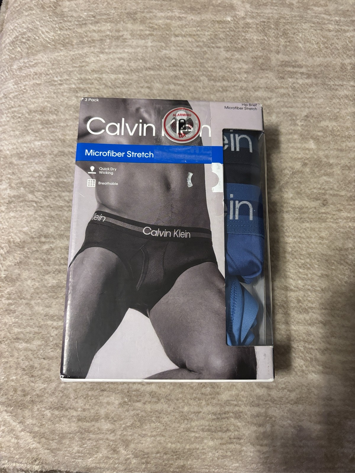 Calvin Klein Men\'s 3-Pack Microfiber Stretch Hip Briefs Underwear Calvin Klein Men\'s 3-Pack Microfiber Stretch Hip Briefs Underwear