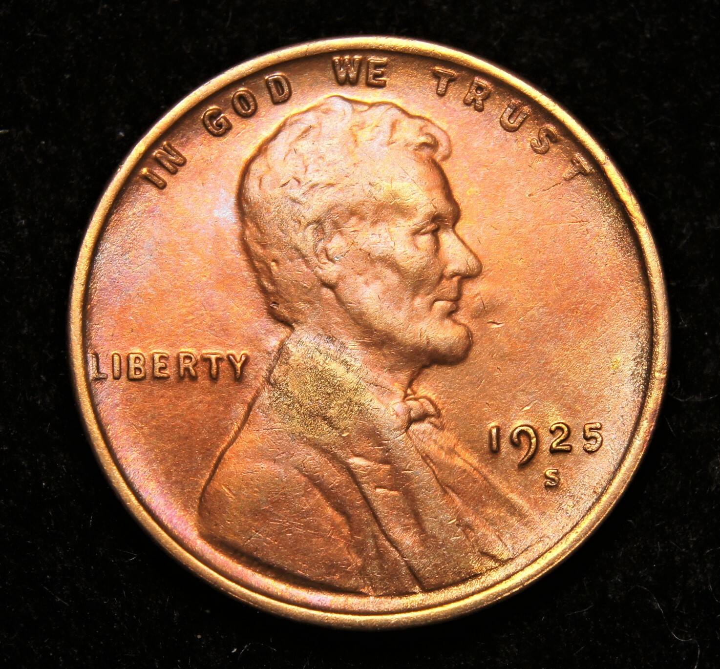 1925-S Lincoln Wheat Cent UNC+ 1925-S Lincoln Wheat Cent UNC+