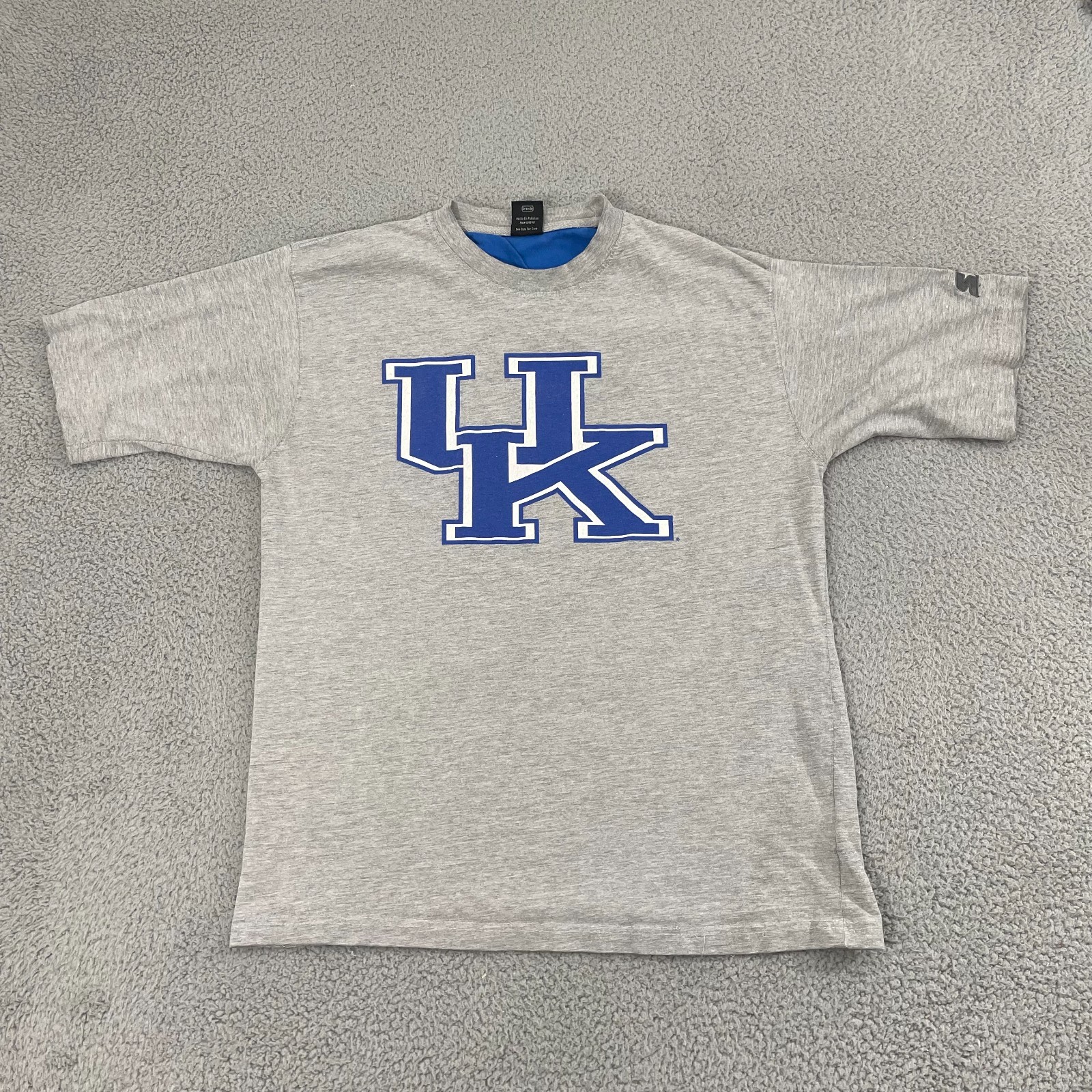 VTG University Of Kentucky Shirt Men L Gray Starter Wildcats Collegiate Tee VTG University Of Kentucky Shirt Men L Gray Starter Wildcats Collegiate Tee