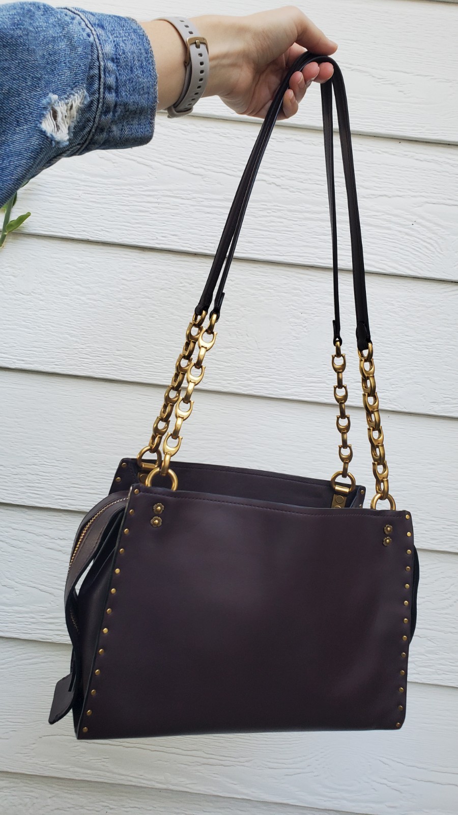 Coach Rogue 1941 Oxblood with Rivets - Rare Shoulder Bag - READ - AS IS Coach Rogue 1941 Oxblood with Rivets - Rare Shoulder Bag - READ - AS IS