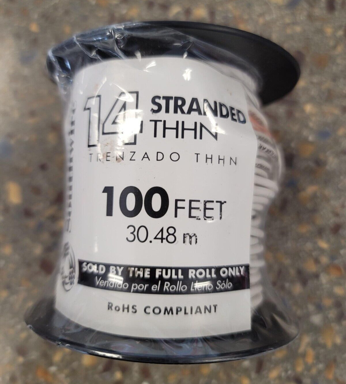 Wire 14awg Thhn-Stranded White 100ft, No. 22956784 Southwire Company Wire 14awg Thhn-Stranded White 100ft, No. 22956784 Southwire Company