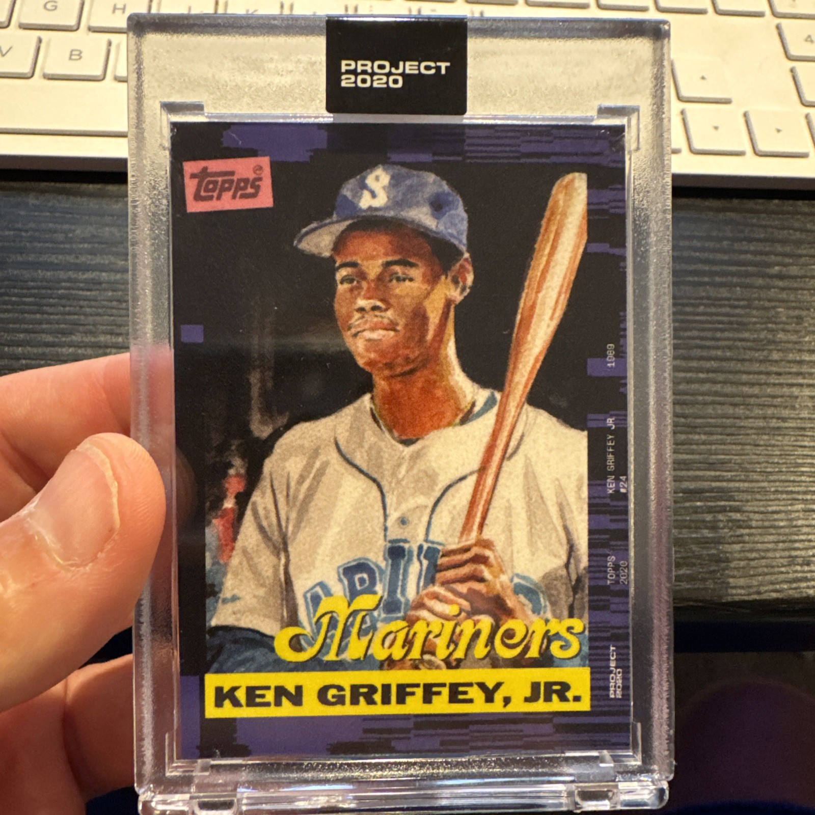 TOPPS PROJECT 2020 1989 KEN GRIFFEY JR. 66 by JACOB ROCHESTER TOPPS PROJECT 2020 1989 KEN GRIFFEY JR. 66 by JACOB ROCHESTER