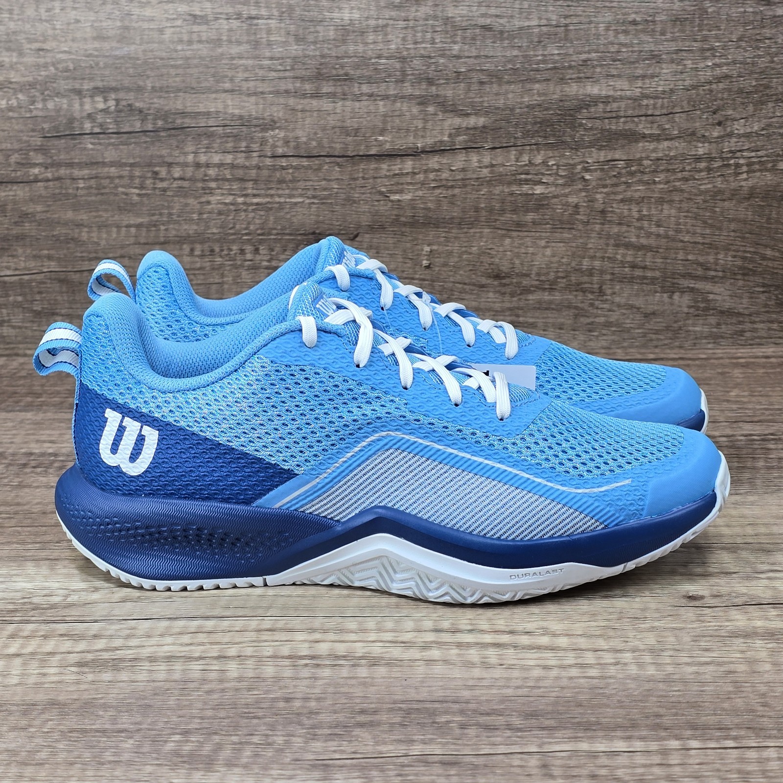 Wilson Rush Pro Lite Women\'s Size 10 Blue White Tennis Shoes (WRS332960) NEW