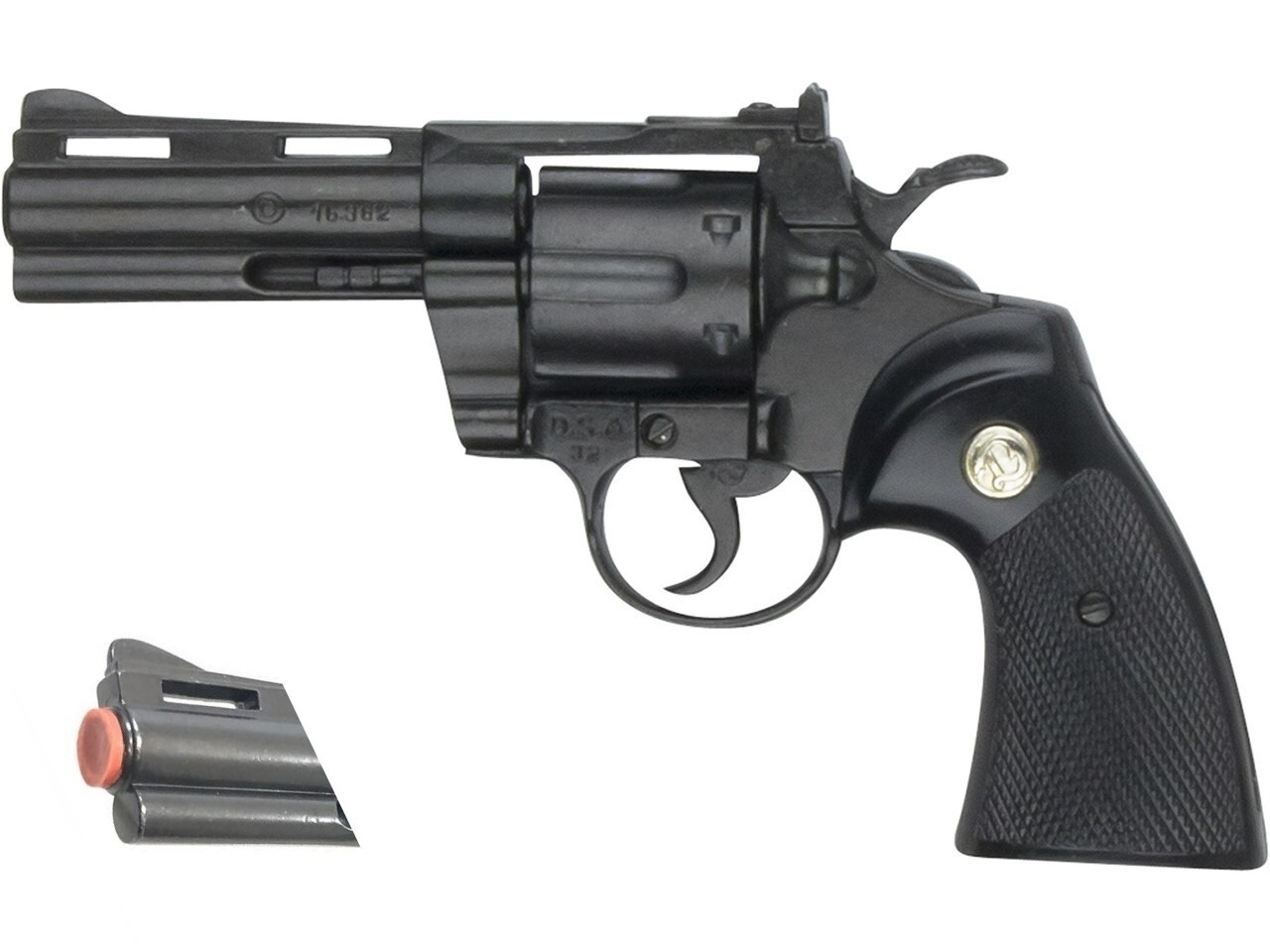 Denix Colt Python 357 Magnum 4 Inch Non-Firing Revolver Replica Metal