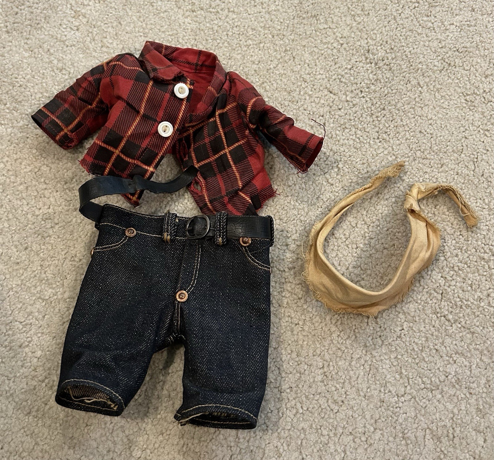 Vtg Original Buddy Lee Advertising Display Cowboy Outfit Composition Doll Vtg Original Buddy Lee Advertising Display Cowboy Outfit Composition Doll
