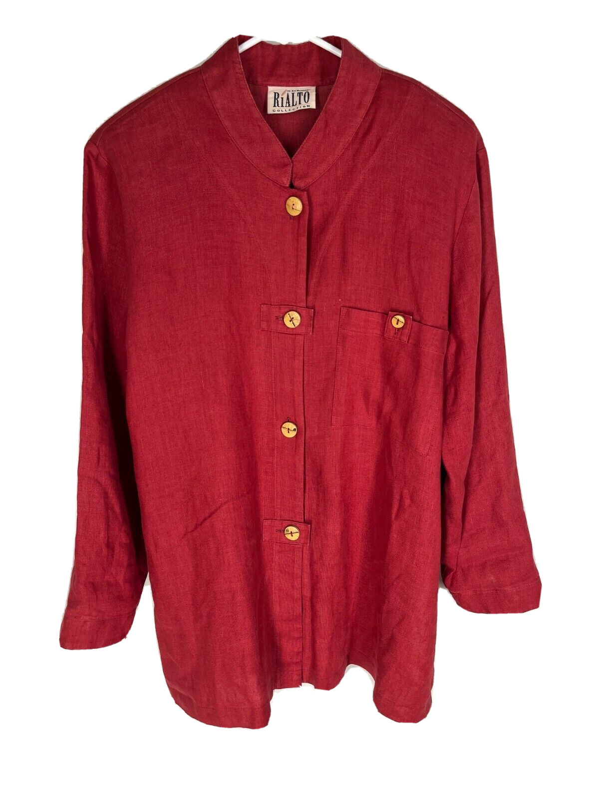 VINTAGE RIALTO Womens Tunic Shirt Sz S Oversize Linen Lagenlook Minimalist VINTAGE RIALTO Womens Tunic Shirt Sz S Oversize Linen Lagenlook Minimalist