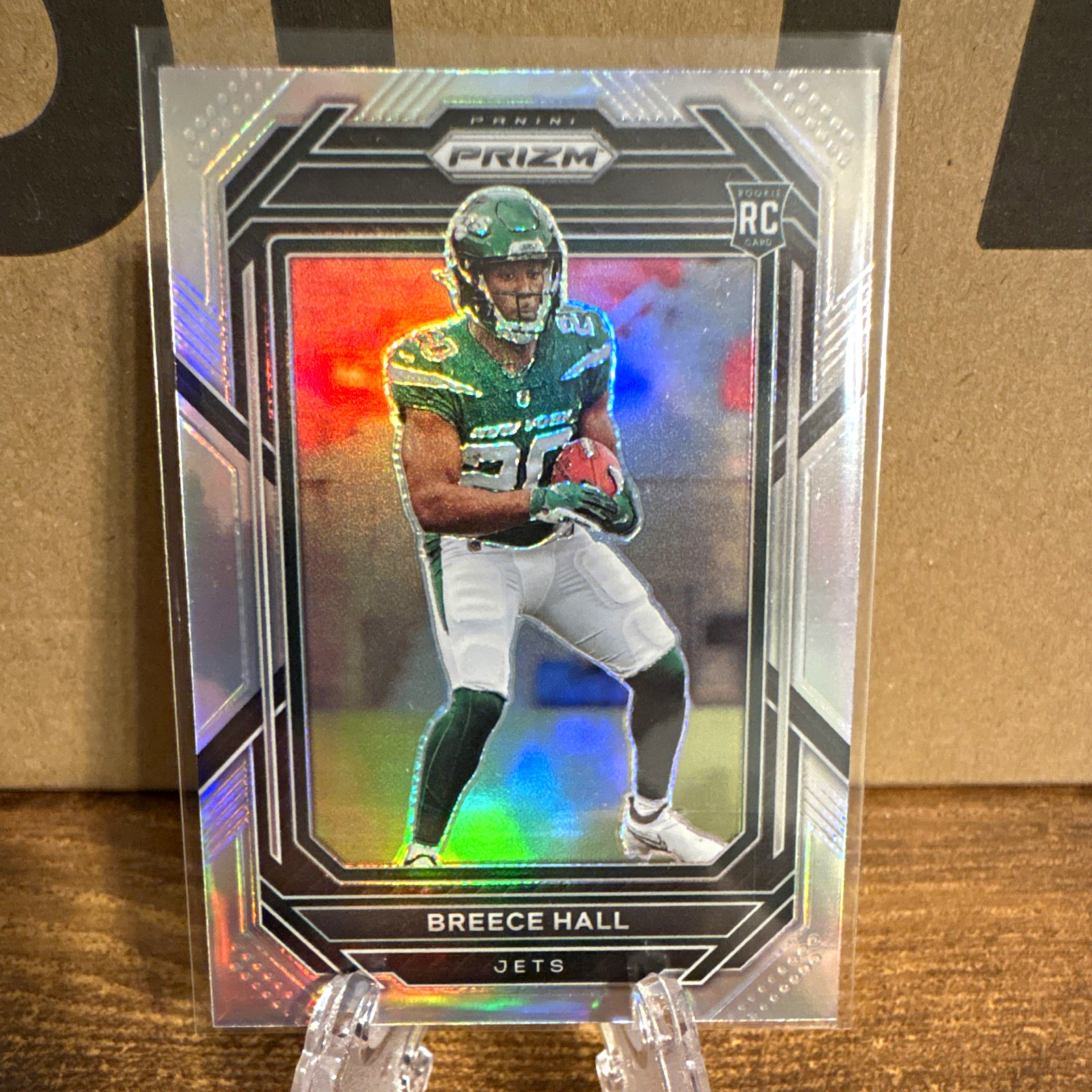 Panini 2022 Prizm Silver Prizm Breece Hall #317 RC Rookie Football Jets Panini 2022 Prizm Silver Prizm Breece Hall #317 RC Rookie Football Jets