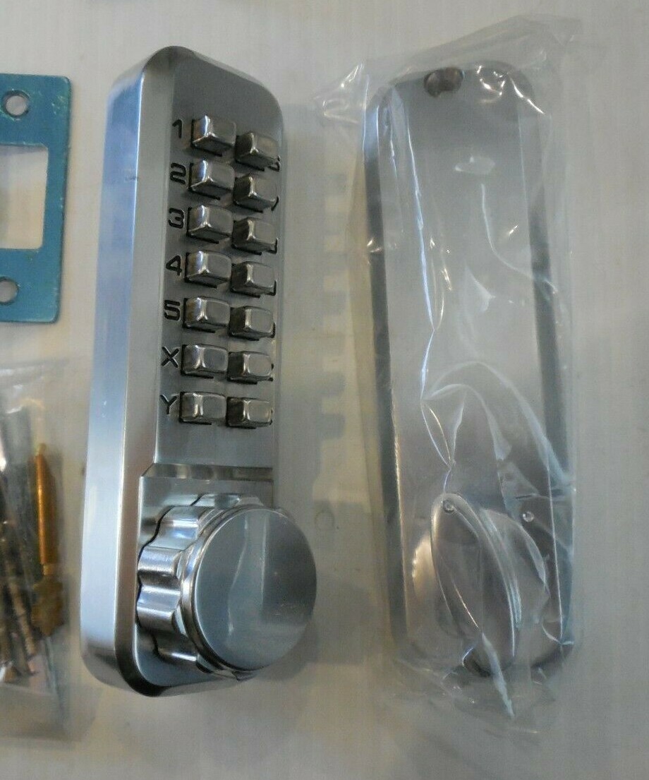Ultra Hardware Push Button Mechanical Spring Keypad Lock Keyless PushButton Ultra Hardware Push Button Mechanical Spring Keypad Lock Keyless PushButton