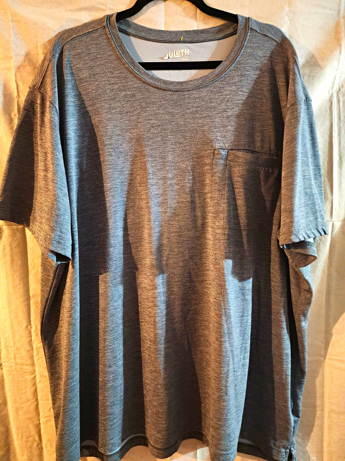 Duluth Trading Co Men’s Big & Tall 3XL Blue Crew Neck Pocket T-Shirt Duluth Trading Co Men’s Big & Tall 3XL Blue Crew Neck Pocket T-Shirt