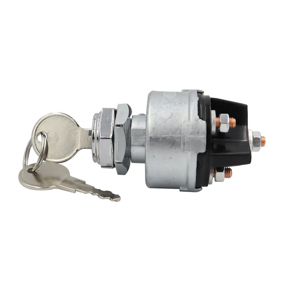 Universal Ignition Starter Switch Barrel With 2 Keys For Car Tractor Traile Universal Ignition Starter Switch Barrel With 2 Keys For Car Tractor Traile