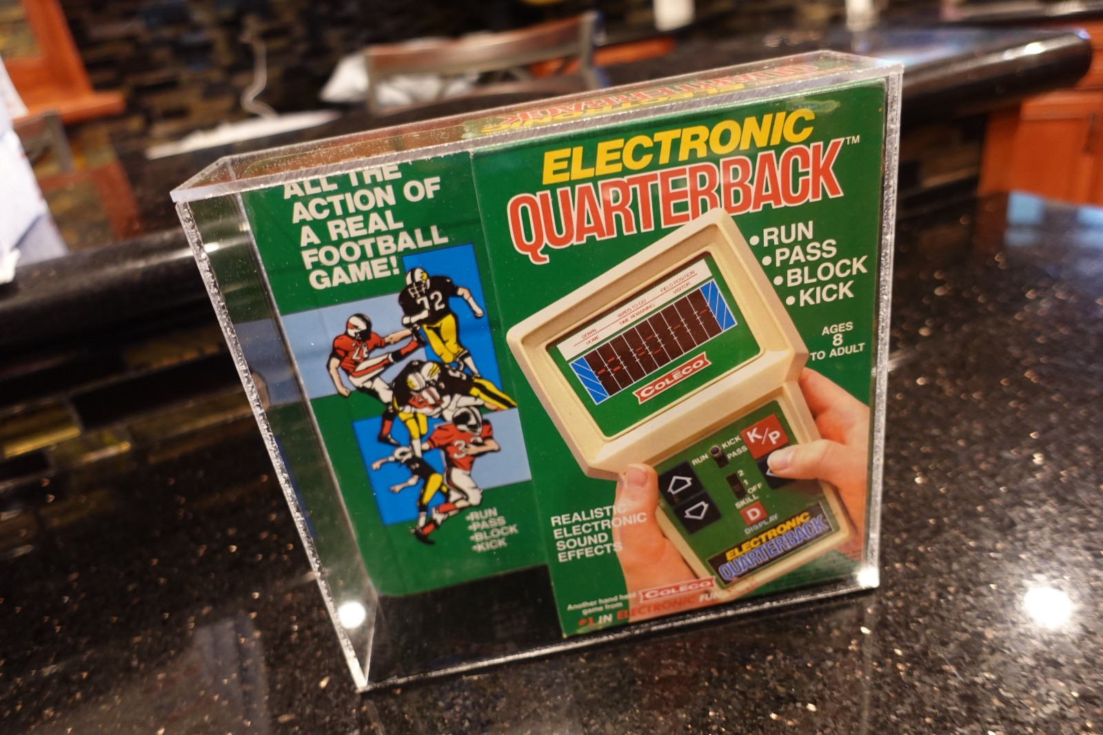 Vintage  COLECO FOOTBALL  Handheld Electronic Tabletop  Video GAME  SEALED  NEW