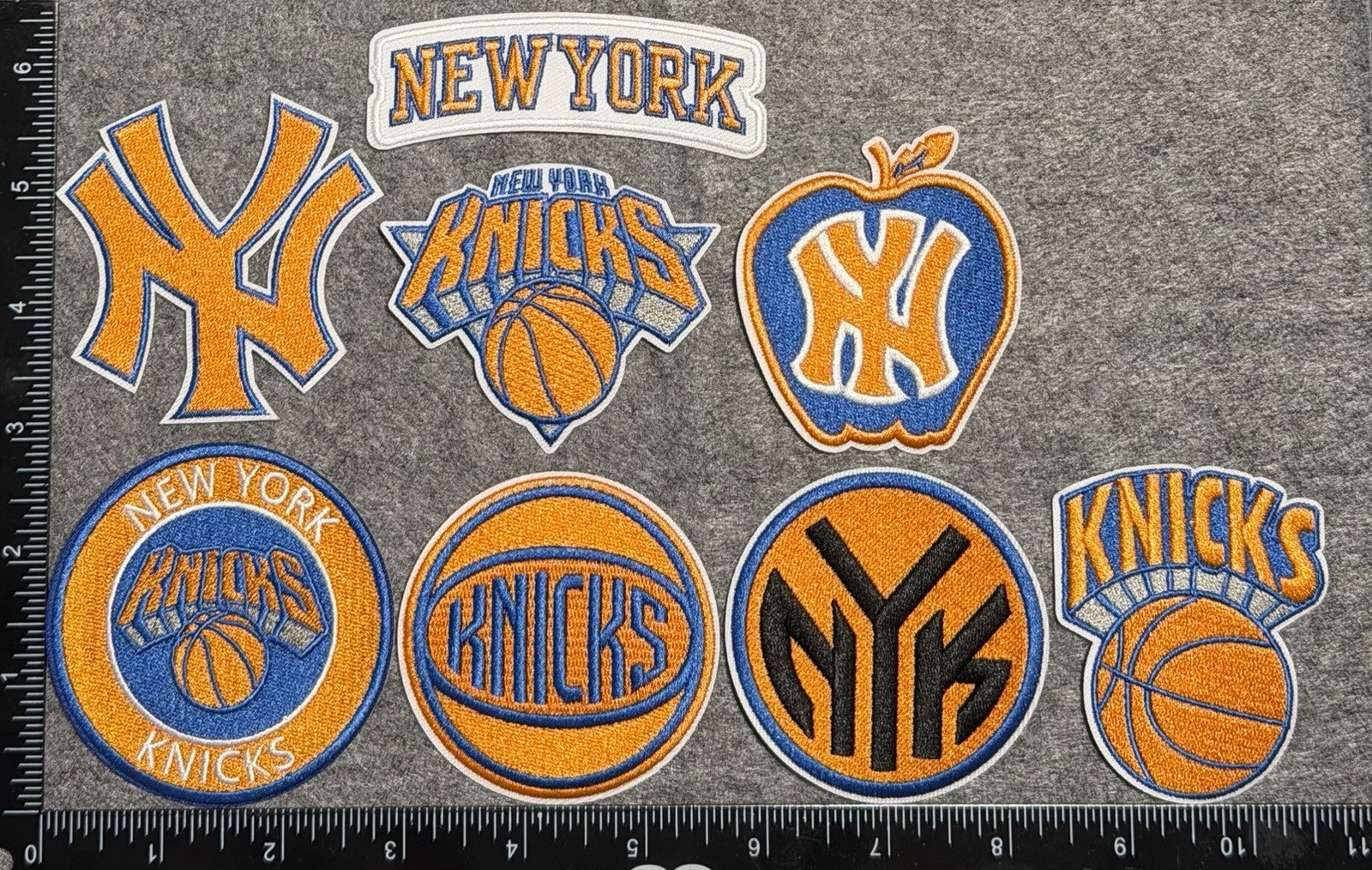 Lot Set Of 8 New York Knicks NBA Basketball Iron On Patches You Get ALL 8 In Pic Lot Set Of 8 New York Knicks NBA Basketball Iron On Patches You Get ALL 8 In Pic