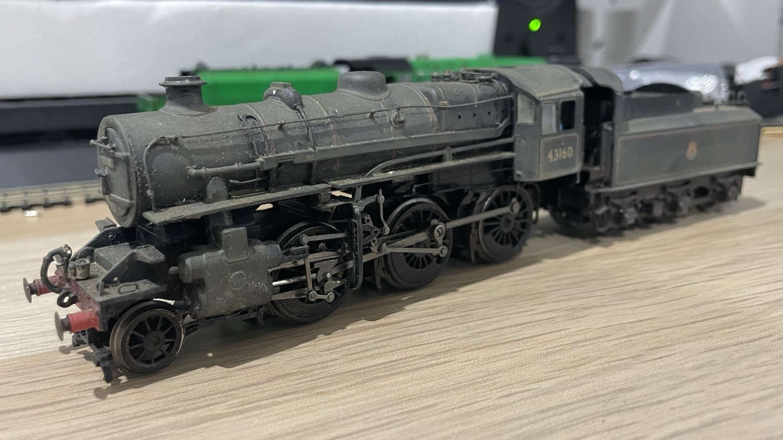 Weathered Bachmann OO Gauge Ivatt Class 4MT 2-6-0 No. 43160 (BR Early Emblem) Weathered Bachmann OO Gauge Ivatt Class 4MT 2-6-0 No. 43160 (BR Early Emblem)