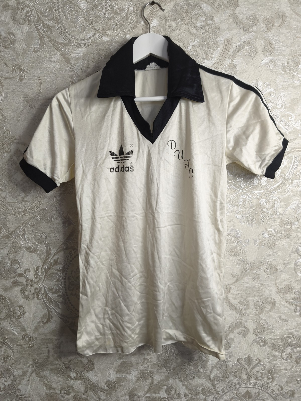 Vintage 1979-1983 Dundee United Away Football Shirt Adidas Trefoil Player Issue?