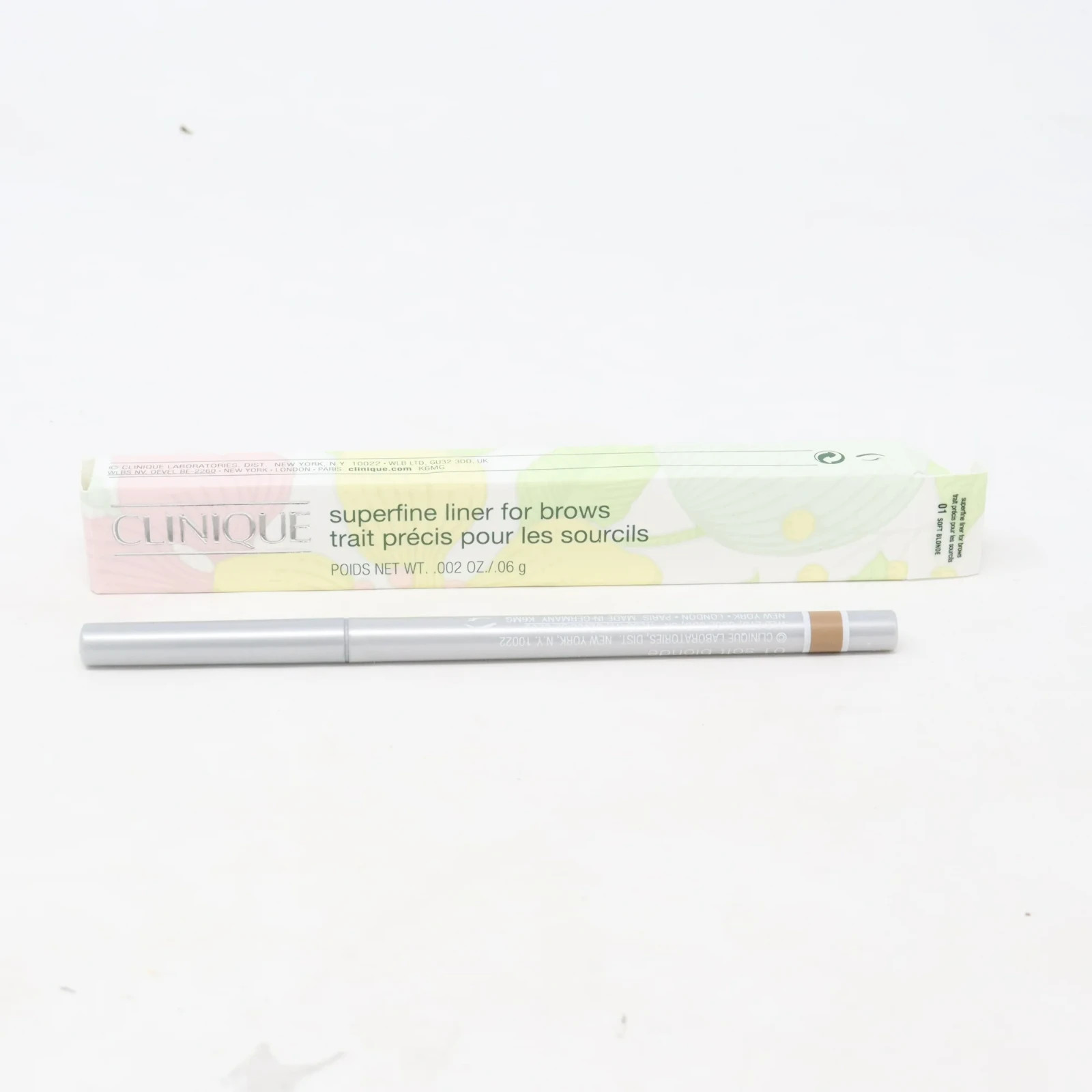 (3) THREE - Clinique Superfine Liner Pencil 01 Soft Blonde - 0.002 oz NEW IN BOX (3) THREE - Clinique Superfine Liner Pencil 01 Soft Blonde - 0.002 oz NEW IN BOX