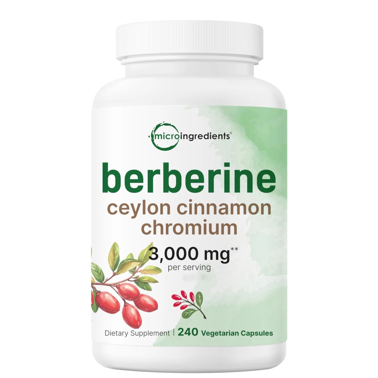 Ingredients Berberine 240 Veggie Capsules – Heart & Immune Support Ingredients Berberine 240 Veggie Capsules – Heart & Immune Support