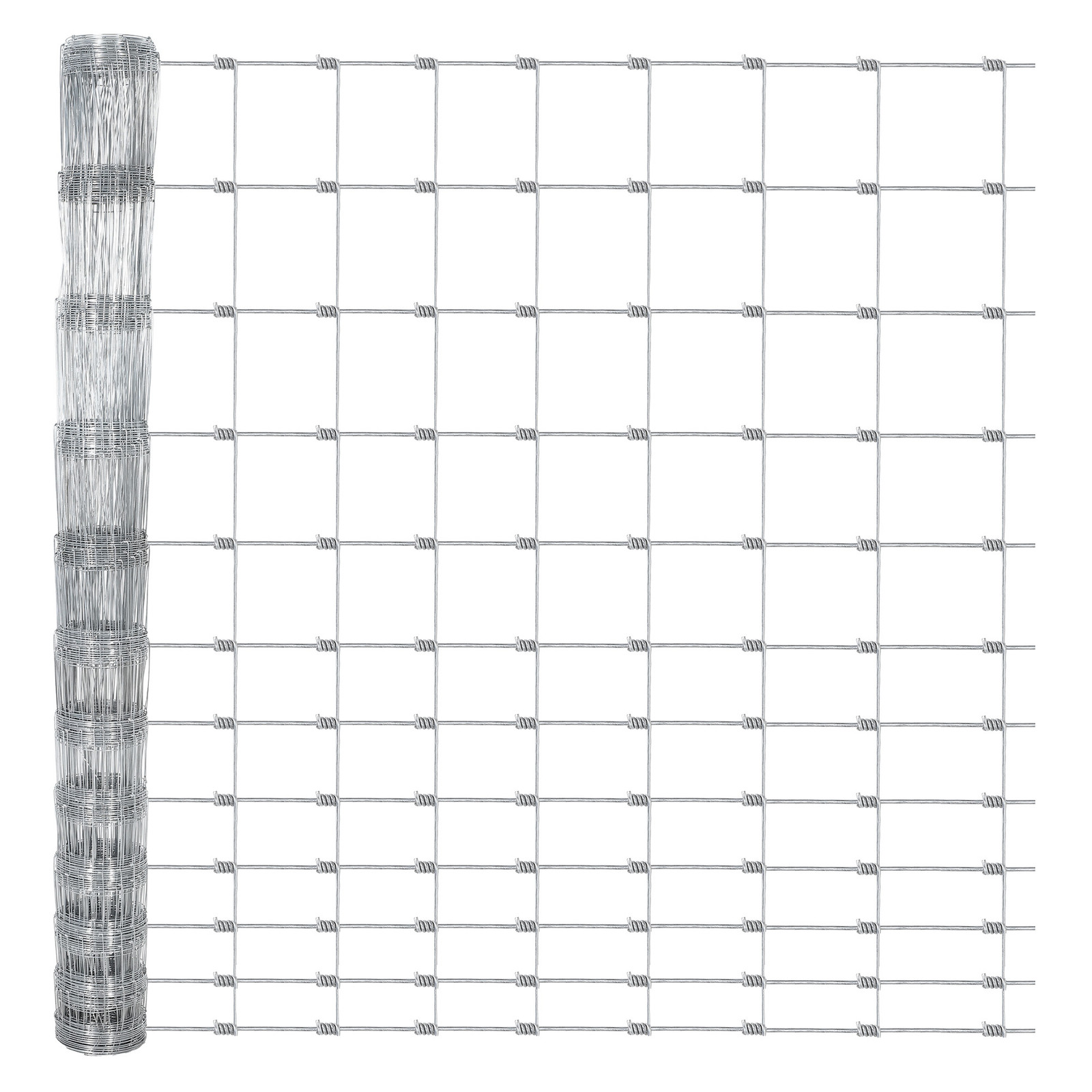 GARVEE 6 x 328 ft Galvanized Farm Wire Fence 12 Gauge Woven Livestock Wire Mesh