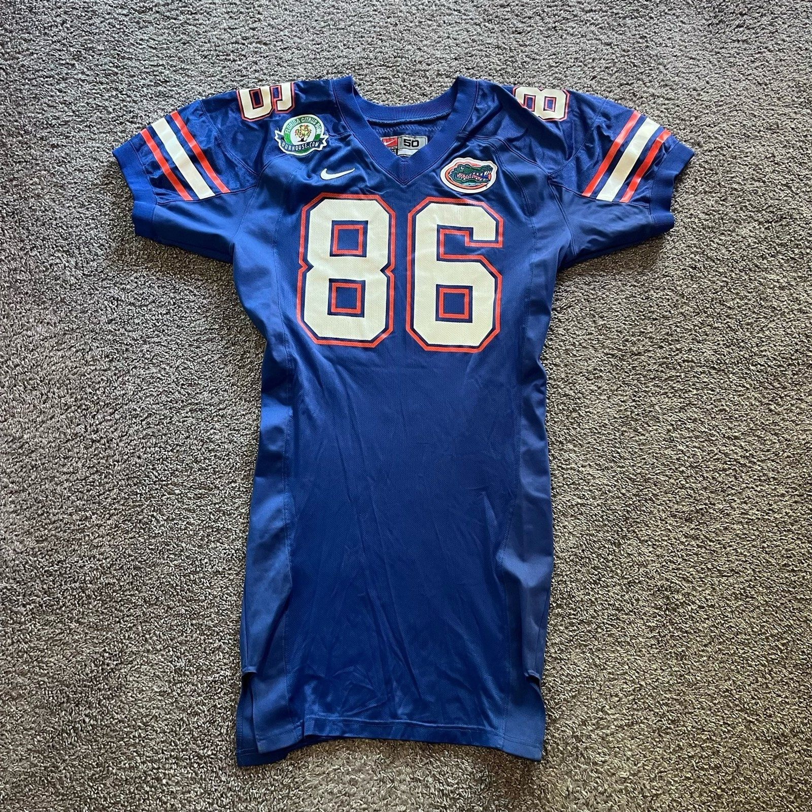 Nike Florida Gators Player Worn Issued Football Jersey Size 50 2000 Citrus Bowl Nike Florida Gators Player Worn Issued Football Jersey Size 50 2000 Citrus Bowl