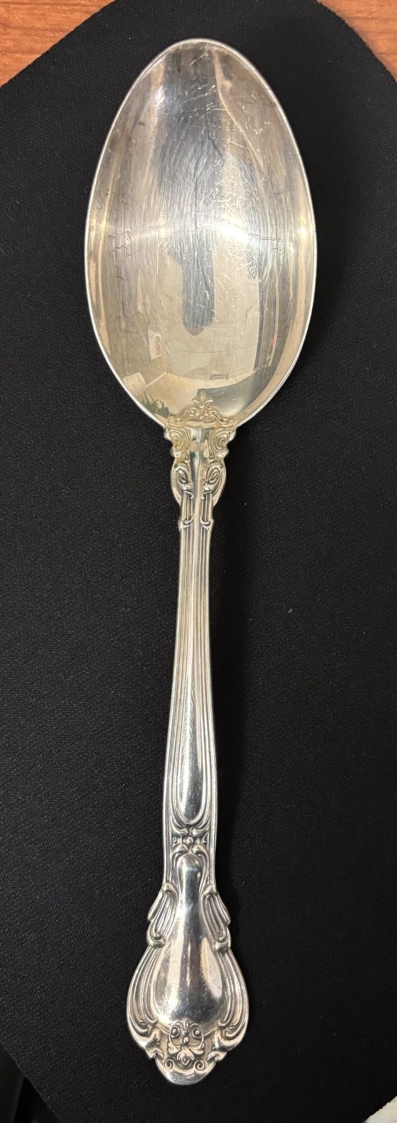 Gorham Chantilly Sterling Silver Serving Spoon 8.5in Gorham Chantilly Sterling Silver Serving Spoon 8.5in