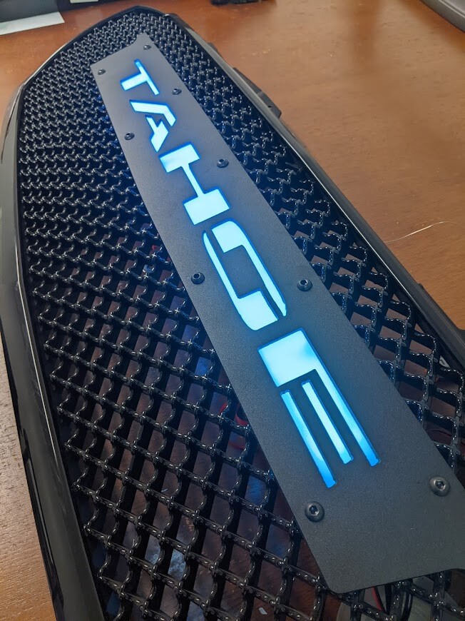 Custom Full Color Remote LED 2007-14 Chevy Tahoe DIY Grille Badge