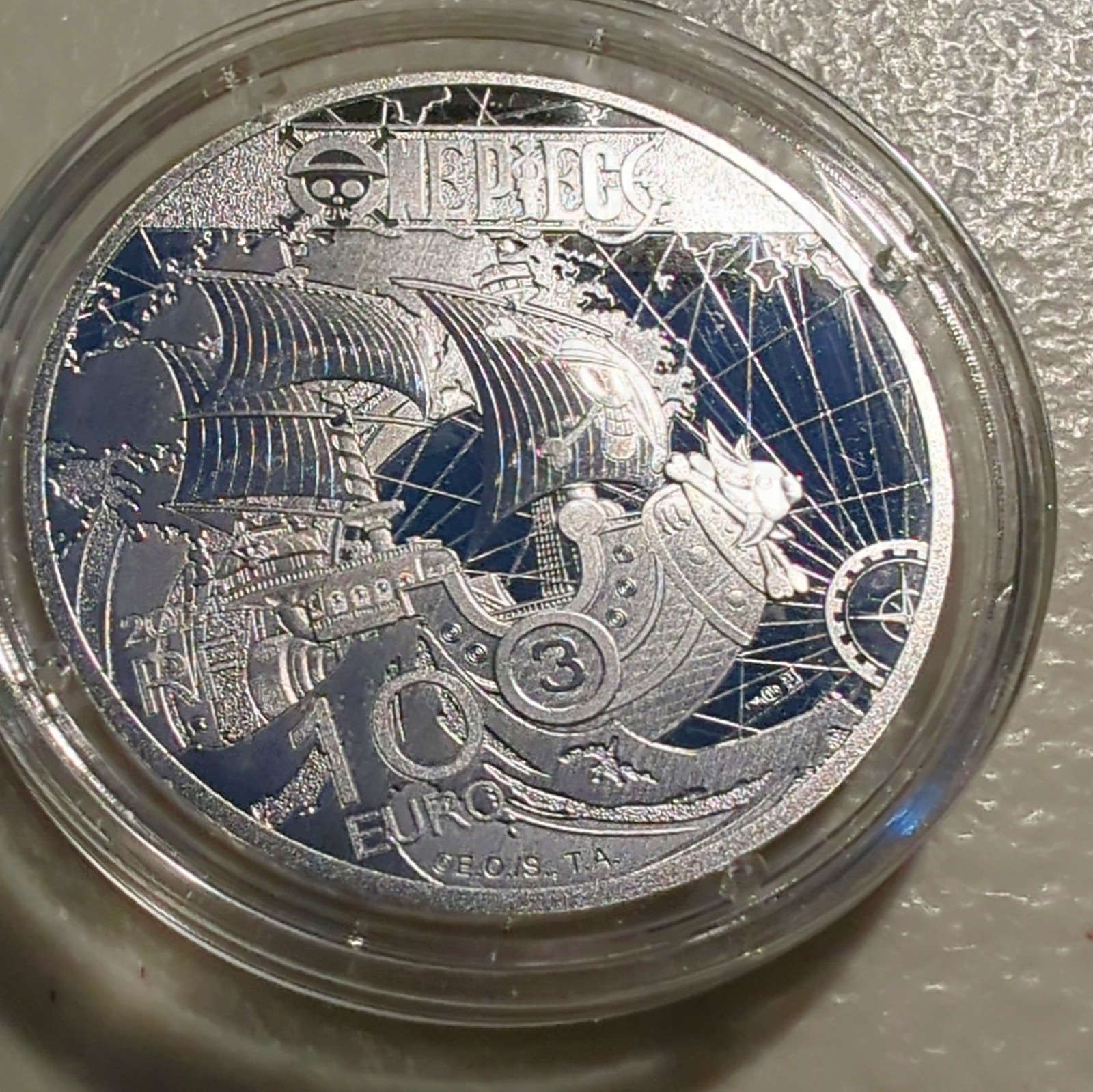 Monnaie de Paris One Piece 10 Euro 1 oz .999 Silver Proof Coin Monnaie de Paris One Piece 10 Euro 1 oz .999 Silver Proof Coin