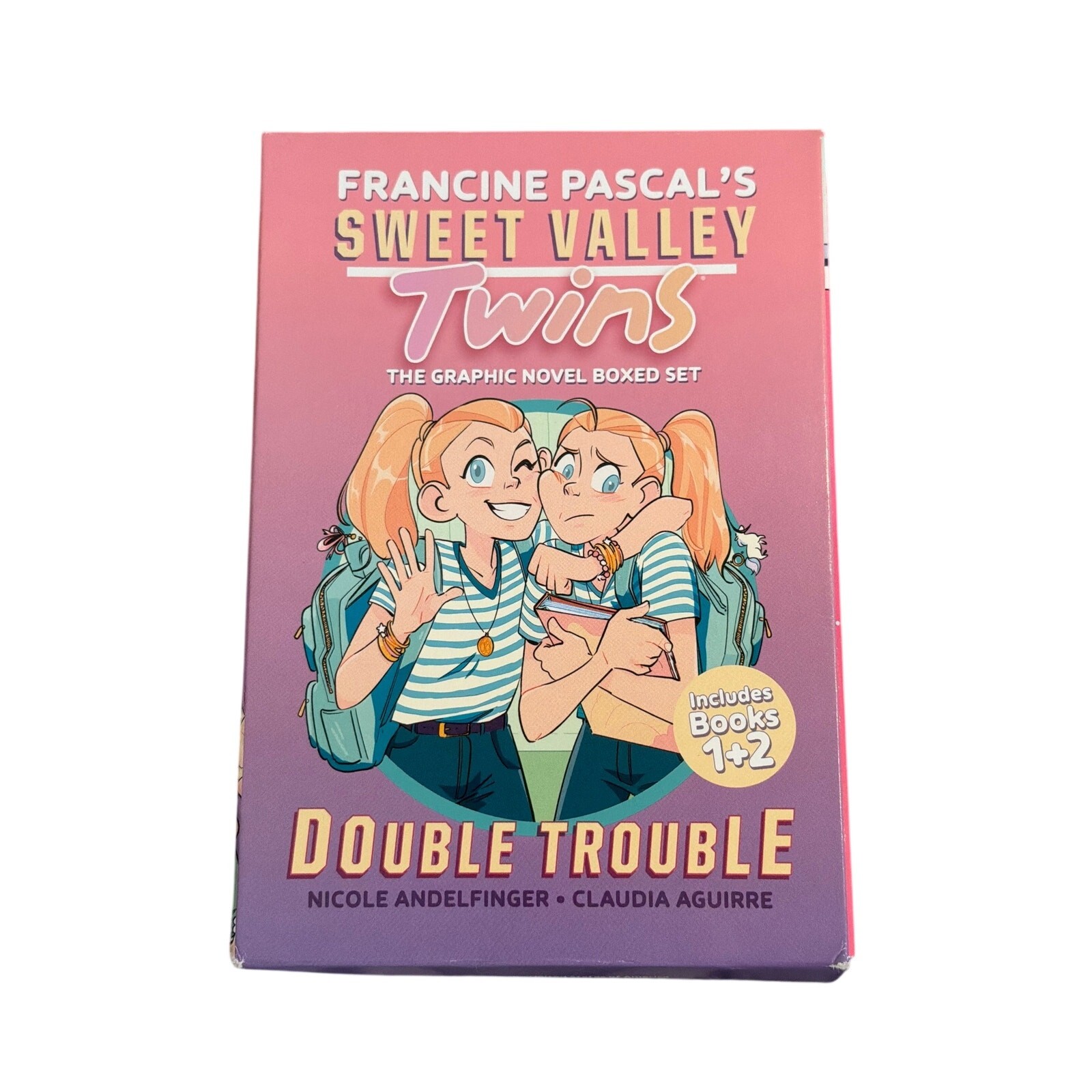 Francine Pascal\'s Sweet Valley Twins Double Trouble Graphic Novel Boxed set 1&2