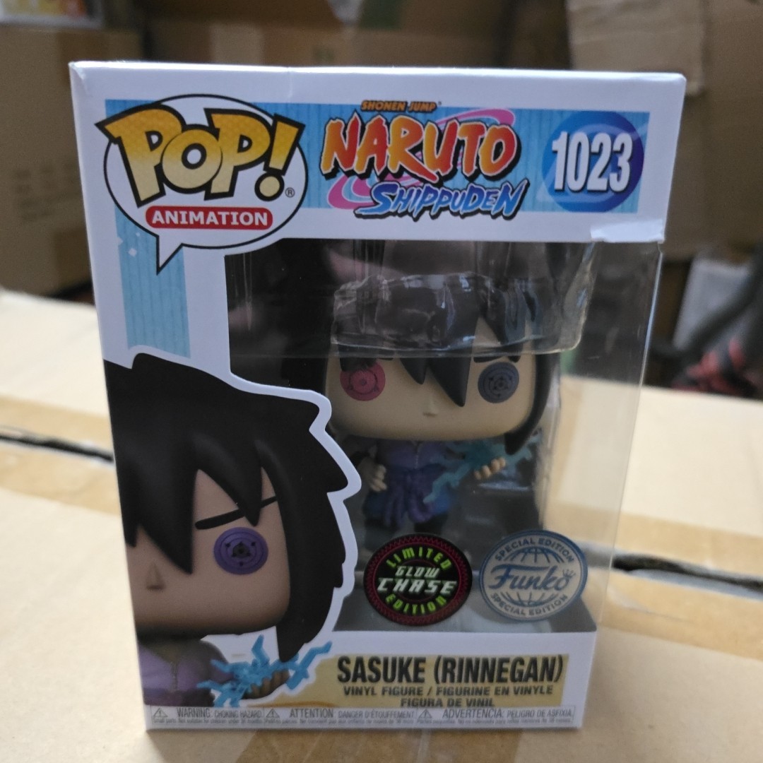 Funko Pop Vinyl: Naruto - Sasuke (Rinnegan) (Chase) (Glow in the Dark) Funko Pop Vinyl: Naruto - Sasuke (Rinnegan) (Chase) (Glow in the Dark)