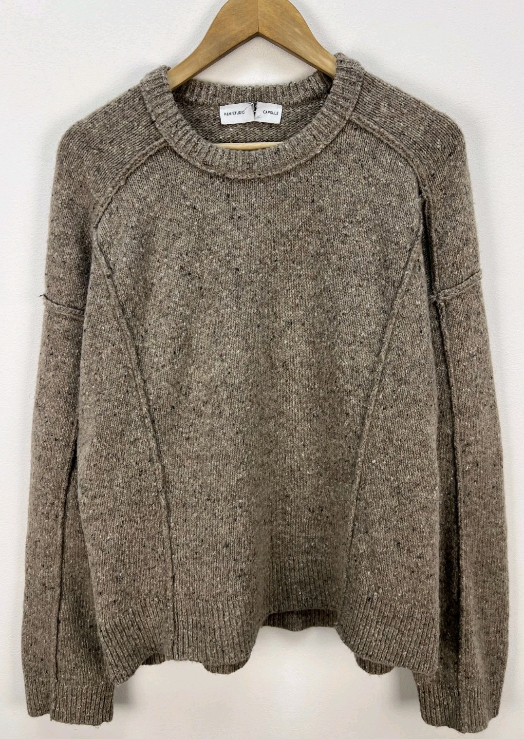 H&M Studio Capsule Collection Wool Blend Women\'s Sweater Size S Oversized H&M Studio Capsule Collection Wool Blend Women\'s Sweater Size S Oversized