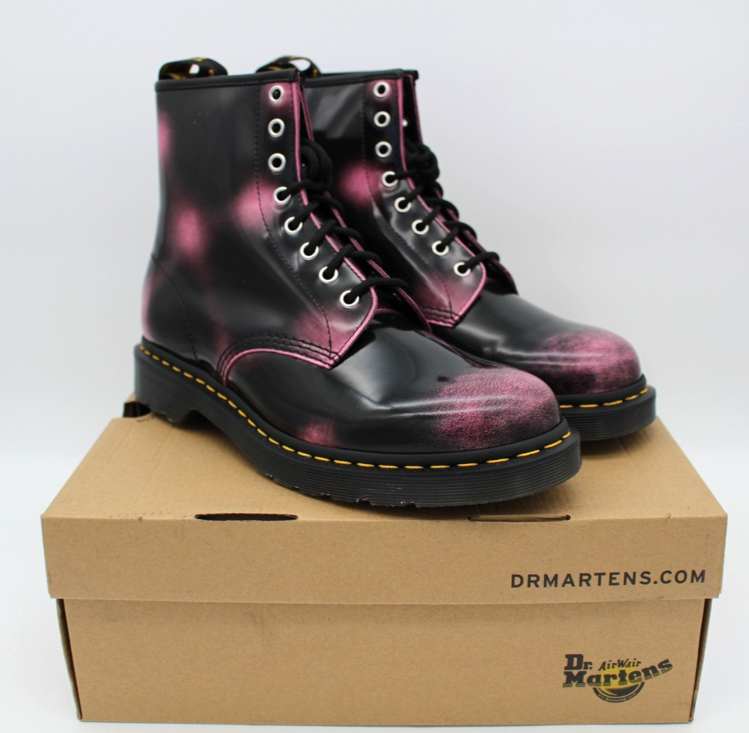 Dr. Martens 1460 8 Eye Boot Mens Pink Arcadia Doc Martens - Size 13 Dr. Martens 1460 8 Eye Boot Mens Pink Arcadia Doc Martens - Size 13