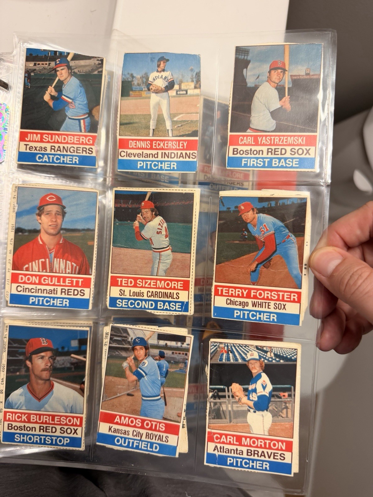 1976 Hostess Hand Cut Baseball Card Lot Of 29- ATTENTION COLLECTORS