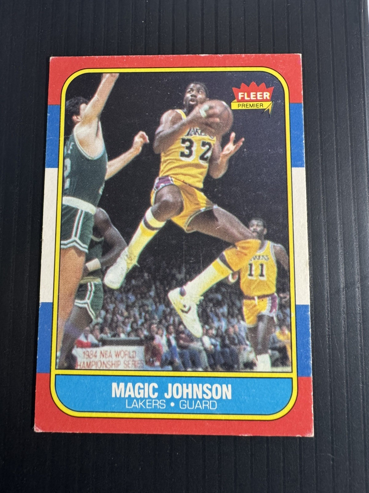 1986-87 Fleer Magic Johnson #53 Los Angeles Lakers HOF 1986-87 Fleer Magic Johnson #53 Los Angeles Lakers HOF